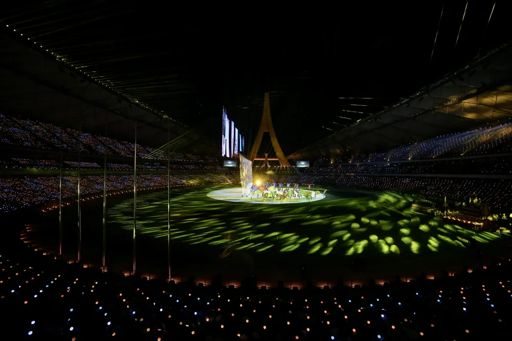 Lễ khai mạc SEA Games 32 chính thức bắt đầu vào lúc 19h.