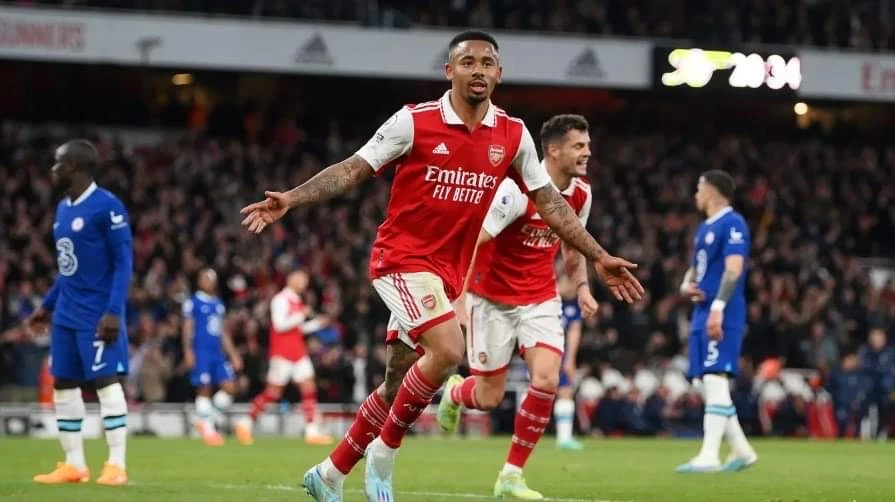 Arsenal lấy lại niềm vui sau chiến thắng trước Chelsea. Ảnh: Getty