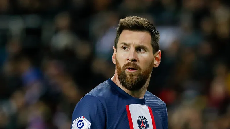 Messi bị PSG treo giò 2 tuần và không trả lương. ẢNH: GETTY