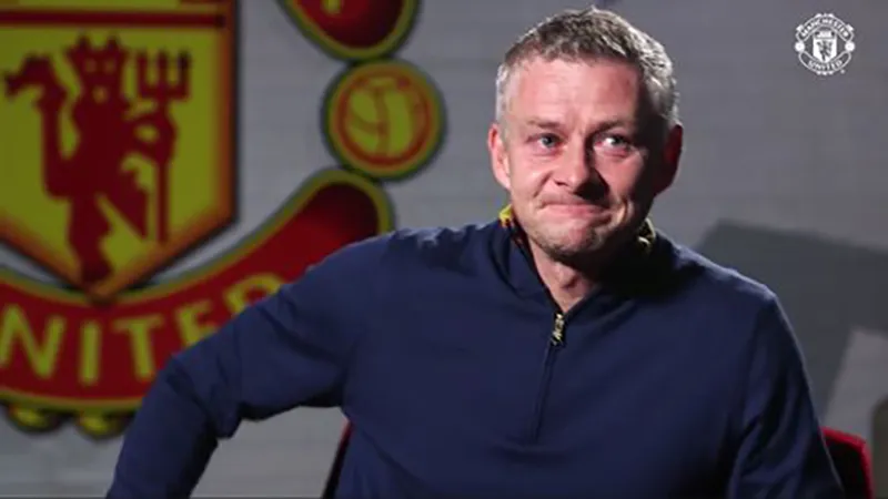 Solskjaer có 3 năm dẫn dắt MU nhưng không giành được danh hiệu nào. ẢNH: MUTV