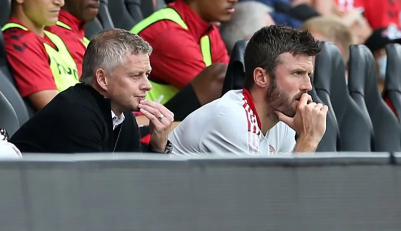 Solskjaer tin trợ lý cũ của mình là Michael Carrick đủ sức làm HLV Man United trong vài năm nữa. ẢNH: GETTY