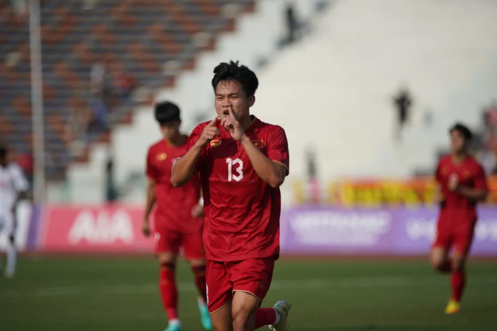 Thắng dễ Myanmar, U-22 Việt Nam giành HCĐ SEA Games 32 ảnh 3 Thắng dễ Myanmar, U-22 Việt Nam giành HCĐ SEA Games 32 ảnh 3