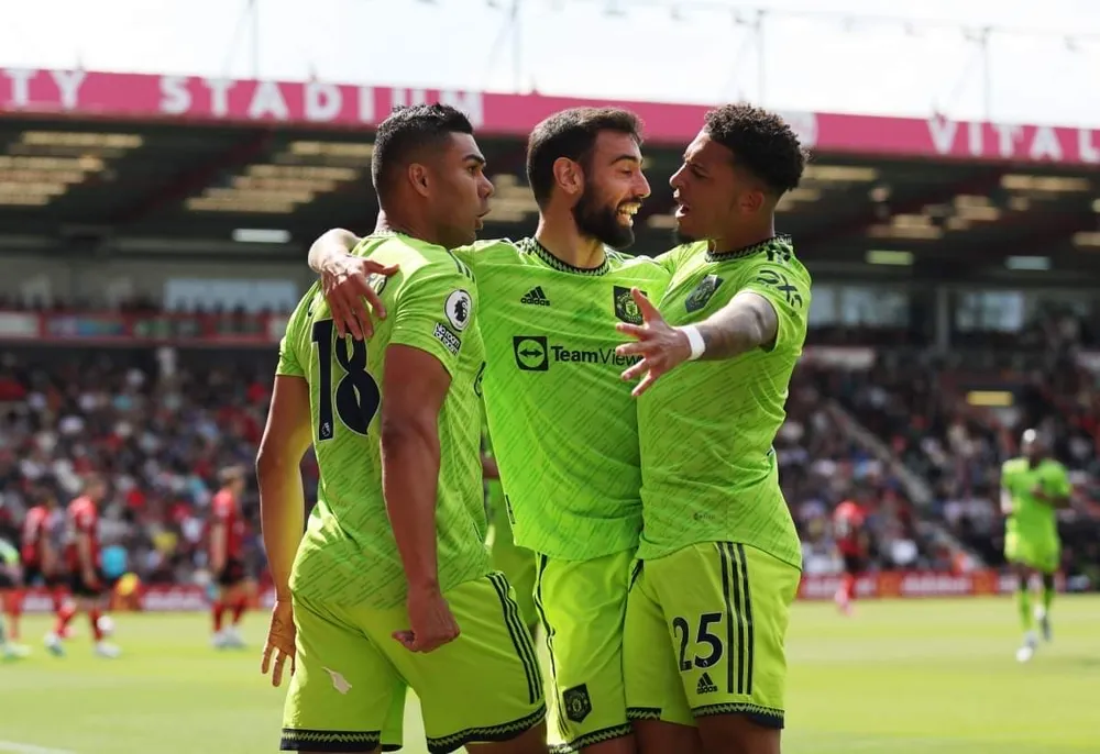 3 điểm có được trước Bournemouth, MU chính thức có tấm vé dự Champions League mùa sau. Ảnh: Reuters