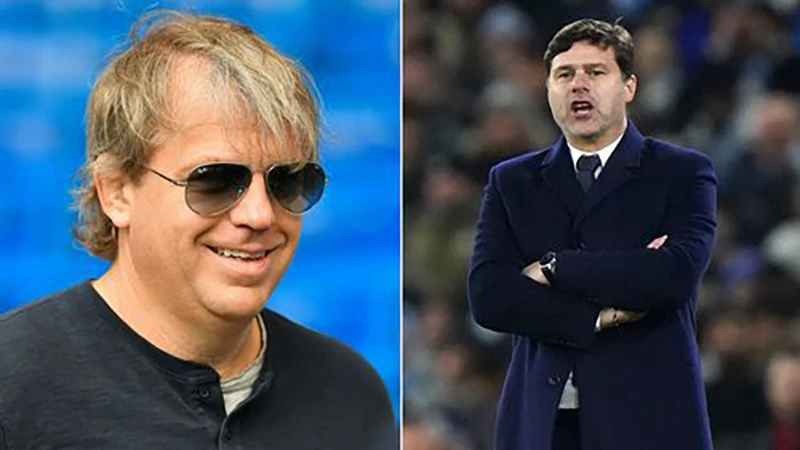 Nếu Mauricio Pochettino dẫn dắt Chelsea, Todd Boehly sẽ còn chi thêm nhiều tiền tăng cường lực lượng. ẢNH: MIRROR