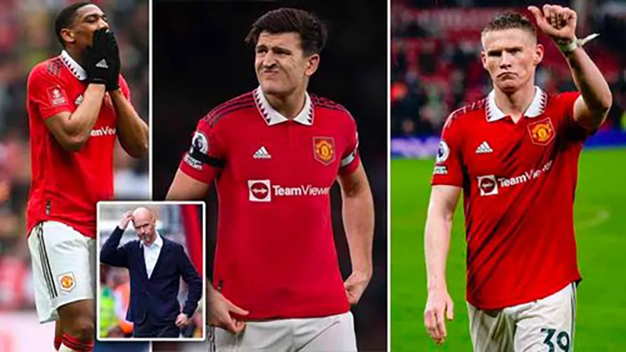 13 cầu thủ có nguy cơ chia tay MU vào cuối mùa này. ẢNH: MIRROR