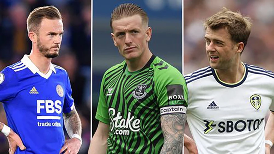 Chỉ có 1 trong số 3 đội Everton, Leicester City và Leeds United ở lại Premier League mùa tới. ẢNH: MIRROR