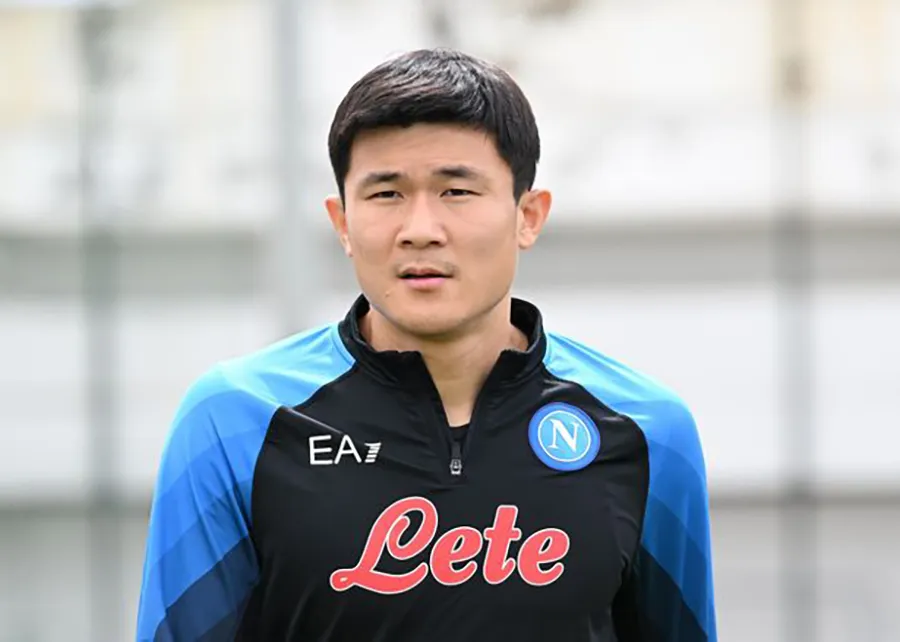 Kim Min-jae có mùa giải rất hay cùng Napoli. ẢNH: GETTY