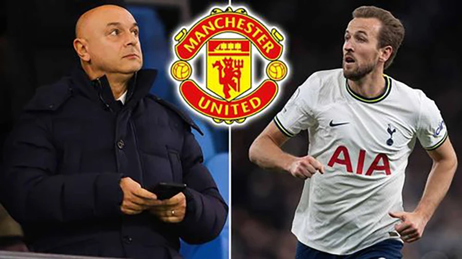 Chủ tịch Daniel Levy của Tottenham sẵn sàng không bán Kane cho MU. ẢNH: MIRROR