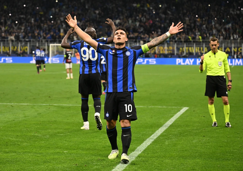 Inter Milan đến với trận chung kết Champions League bằng tinh thần thép. Ảnh: Getty