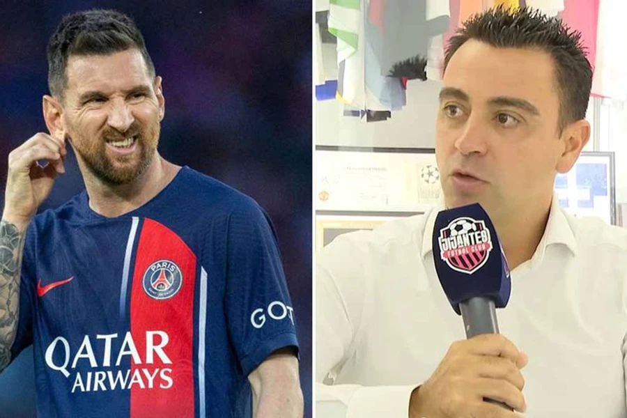 Messi muốn trở lại Barca chơi dưới trướng Xavi nhưng không muốn các cầu thủ khác phải giảm lương vì anh. ẢNH: MIRROR