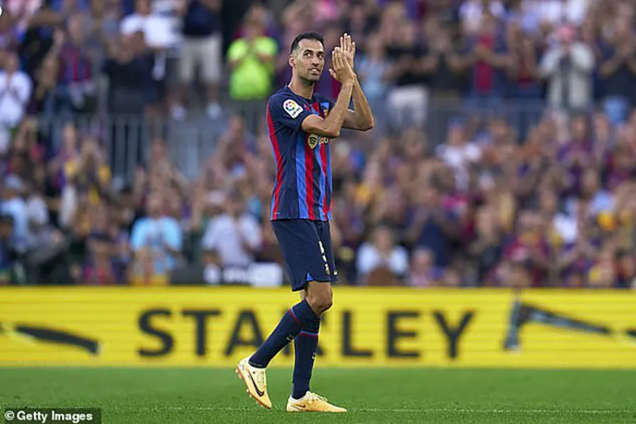 Huyền thoại Sergio Busquets chia tay Barcelona sau 15 năm gắn bó. ẢNH: GETTY
