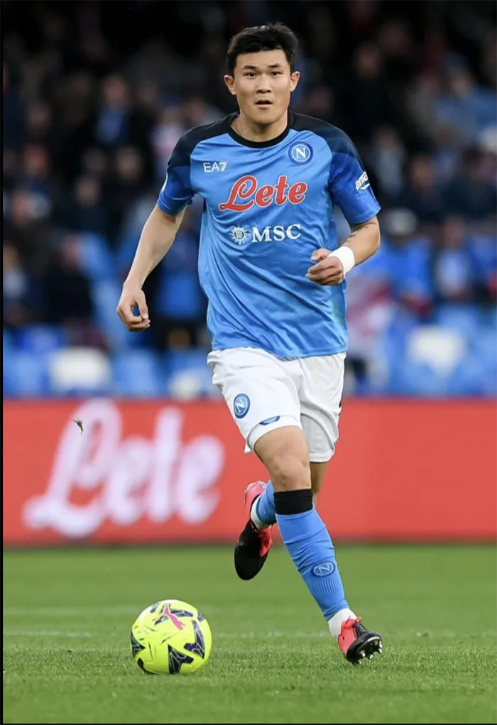 Kim Min-jae có mùa giải đầu tiên rất thành công tại Napoli. ẢNH: REX