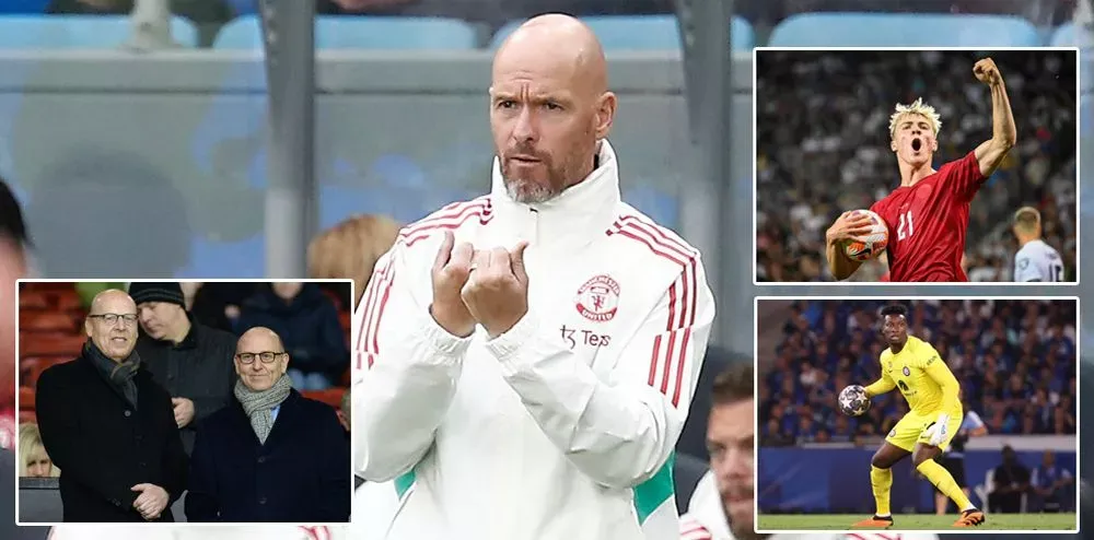 Nhà Glazer cam kết sẽ cung cấp cho Ten Hag số tiền cần thiết để &quot;đi chợ&quot; trên thị trường chuyển nhượng mùa hè. ẢNH: MIRROR