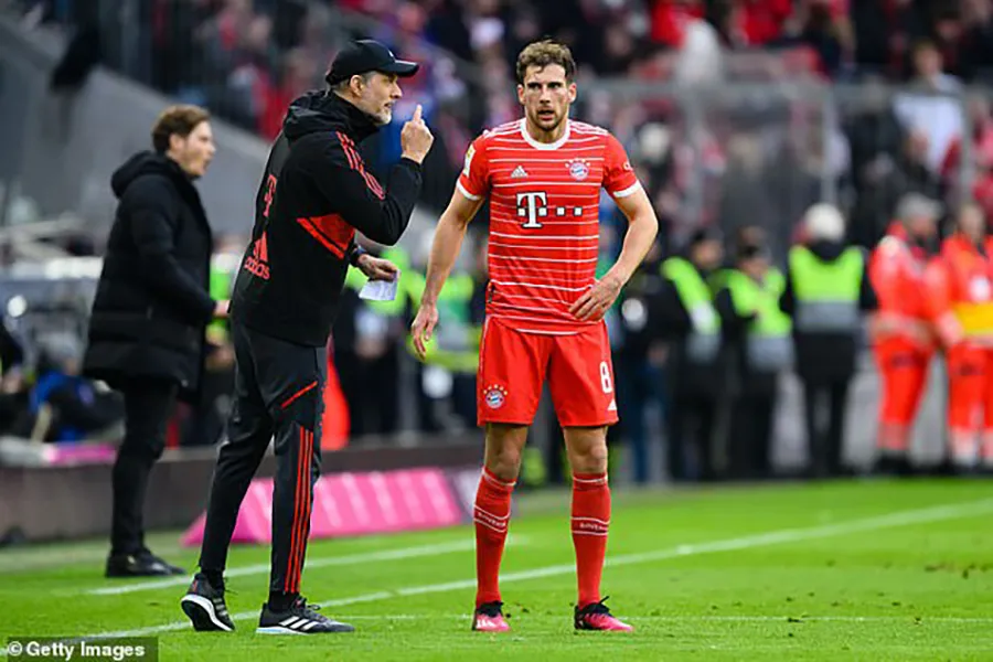 HLV Thomas Tuchel không đảm bảo tương lai cho Goretzka ở Bayern Munich. ẢNH: GETTY