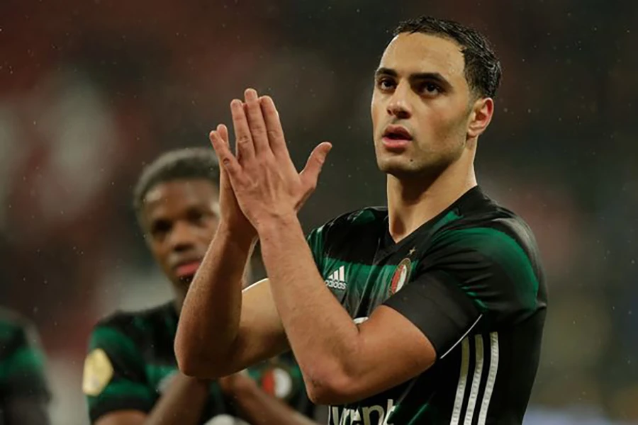 Amrabat thời điểm còn chơi dưới trướng HLV Erik Ten Hag tại Utrecht. ẢNH: GETTY