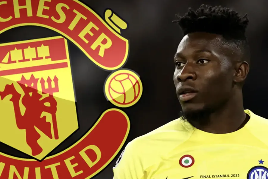 Onana đang tiến rất gần đến MU. ẢNH: SUN SPORTS Onana đang tiến rất gần đến MU. ẢNH: SUN SPORTS