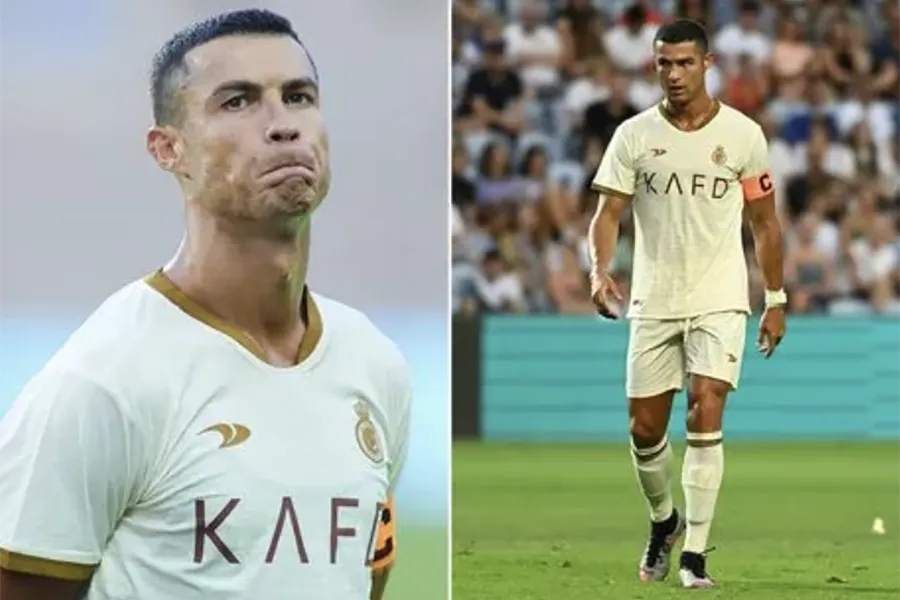 Ronaldo được cho là vi phạm hợp đồng với Nike. ẢNH: DAILY STAR Ronaldo được cho là vi phạm hợp đồng với Nike. ẢNH: DAILY STAR