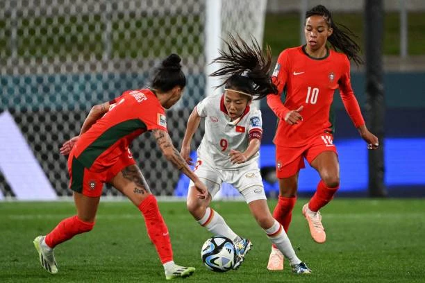 Huỳnh Như là niềm hi vọng bàn thắng cho tuyển nữ Việt Nam. ẢNH: GETTY