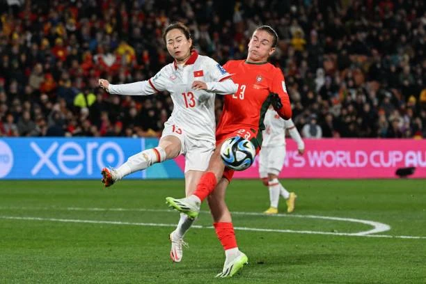 Nữ Việt Nam chơi đầy nỗ lực trước Bồ Đào Nha vượt trội. ẢNH: GETTY