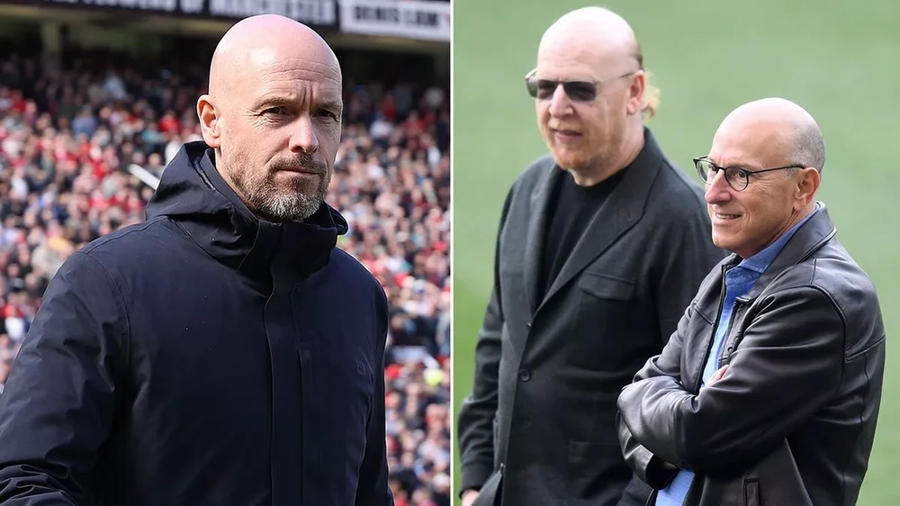 Nhà Glazer vẫn đầu tư cho Ten Hag "mua sắm" trên thị trường chuyển nhượng mùa hè. ẢNH: MIRROR