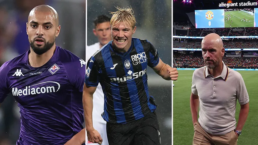 Ten Hag vẫn tất bật trên thị trường chuyển nhượng mùa hè. ẢNH: MIRROR