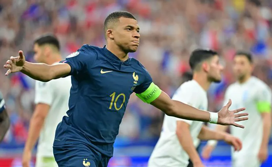 Kylian Mbappe hiện là đội trưởng tuyển Pháp. ẢNH: GETTY