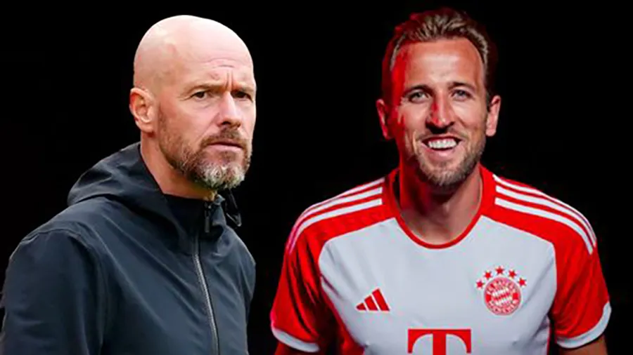 Ten Hag không coi việc bỏ lỡ Harry Kane là thiệt hại với MU. ẢNH: MIRROR