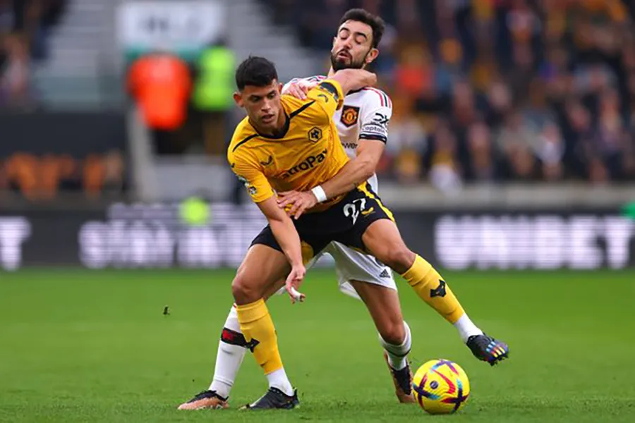 Matheus Nunes của Wolves là mục tiêu chuyển nhượng của Man City. ẢNH: GETTY