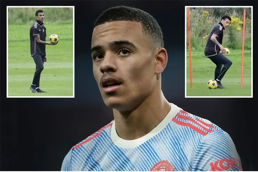 Greenwood đã tích cực tập luyện với hi vọng được trở lại đội hình MU thi đấu. ẢNH: SUN SPORTS