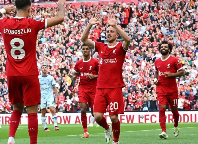 Szoboszlai đang hỗ trợ cho hàng công Liverpool rất tốt. Ảnh: Getty