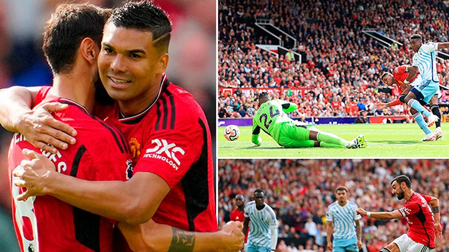 MU thắng Nottingham Forest đầy vất vả. ẢNH: MIRROR