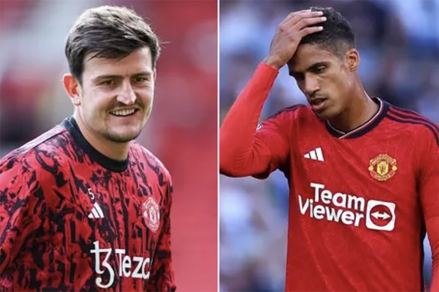 Chấn thương của Varane nhiều khả năng buộc MU phải giữ Maguire ở lại CLB. ẢNH: DAILY STAR