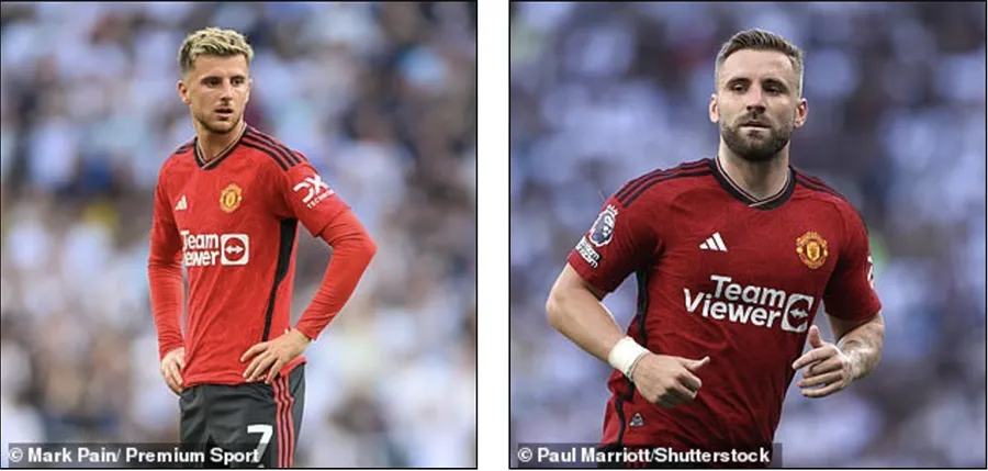 MU mất liền 3 trụ cột ở đội 1 gồm Raphael Varane, Mason Mount và Luke Shaw. ẢNH: GETTY, PREMIUM SPORTS, SHUTTERSTOCK MU mất liền 3 trụ cột ở đội 1 gồm Raphael Varane, Mason Mount và Luke Shaw. ẢNH: GETTY, PREMIUM SPORTS, SHUTTERSTOCK