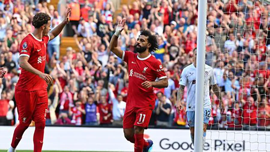 Szoboszlai khẳng định Salah đã quyết định ở lại Liverpool. ẢNH: GETTY Szoboszlai khẳng định Salah đã quyết định ở lại Liverpool. ẢNH: GETTY