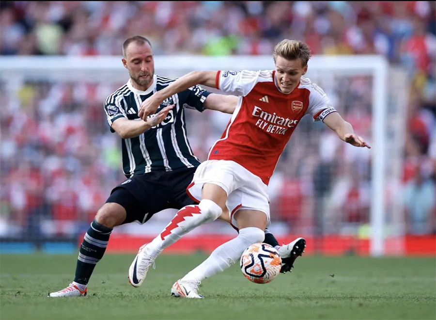 Arsenal vừa ngược dòng ngoạn mục hạ MU 3-1 ở vòng 4 Premier League trên sân nhà Emirates. ẢNH: REUTERS