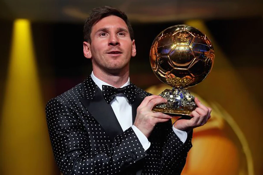 Lionel Messi đã giành 7 quả bóng vàng thế giới trong sự nghiệp lừng lẫy của mình. ẢNH: GETTY