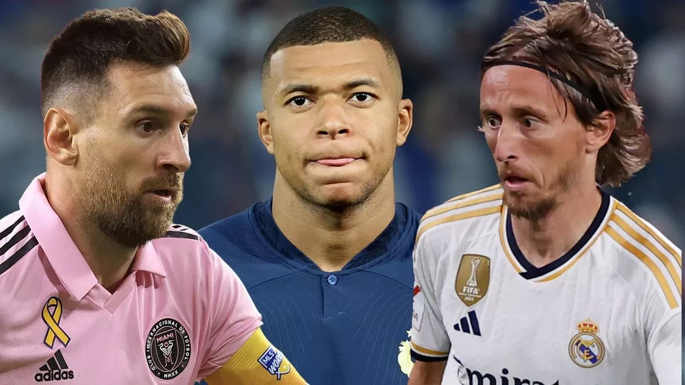 3 nhà vô địch, á quân và hạng 3 World Cup 2022 gồm Messi, Mbappe và Modric thẳng thừng từ chối Super Pro League. ẢNH: MIRROR