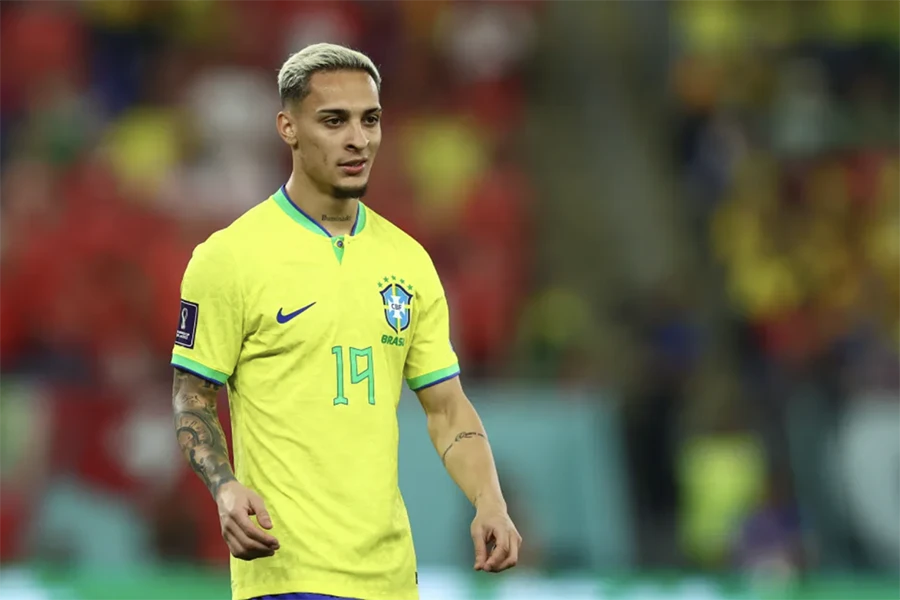Antony đã bị loại khỏi tuyển Brazil. ẢNH: GETTY