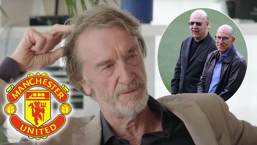 Sir Jim Ratcliffe vẫn mong đợi ông có thể mua được MU. ẢNH: MIRROR