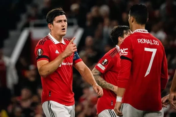 Liệu có cuộc chiến quyền lực giữa Ronaldo và Maguire trước đây? ẢNH: GETTY maguire-ronaldo.jpg