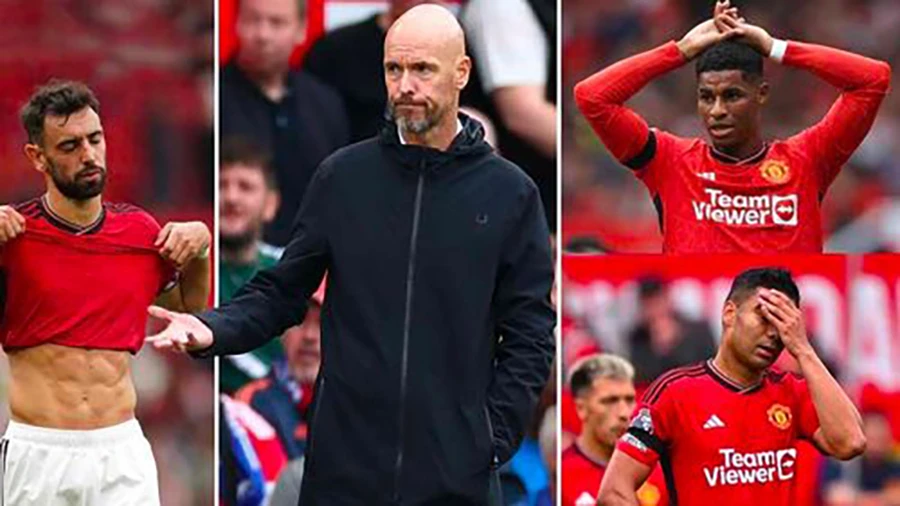 MU đang gặp khó khăn lớn ngay đầu mùa giải. ẢNH: MIRROR manchester-united.jpeg