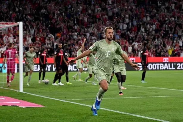 Kane đã ghi 4 bàn cho Bayern Munich mùa này. ẢNH: GETTY kane-bayern-munich.jpg