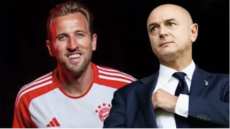 Levy buộc phải bán Kane cho Bayern Munich. ẢNH: MIRROR tottenham-kane-levy.png