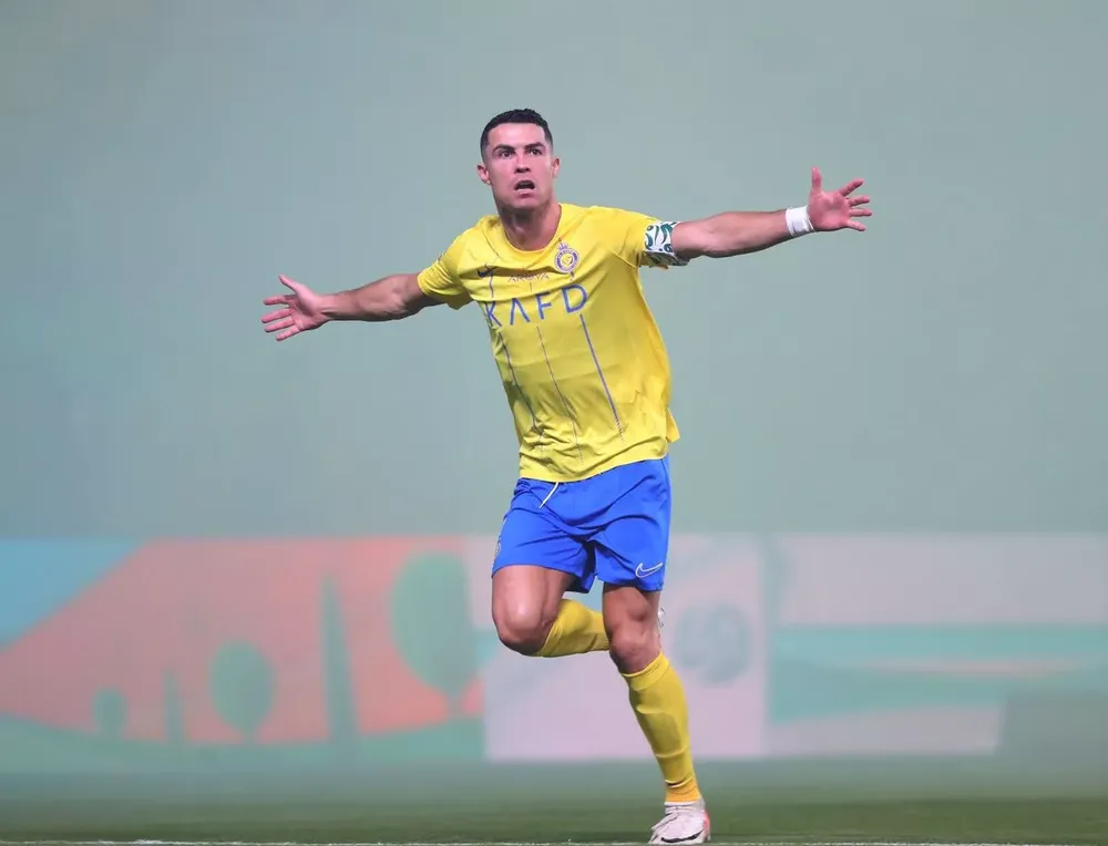 Ronaldo liên tục ghi bàn cho Al Nassr mùa này. ẢNH: GETTY CRISTIANO-RONALDO-AL-NASSR.JPG