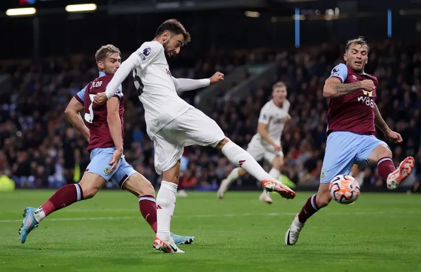 Bàn thắng duy nhất của MU do công của Bruno Fernandes. Ảnh: Getty bruno-fernandes-manchester-united.jpeg