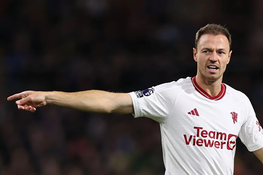 Evans lần đầu tiên có trận đá chính cho MU sau hơn 8 năm. ẢNH: GETTY manchester-united-jonny-evans.jpeg