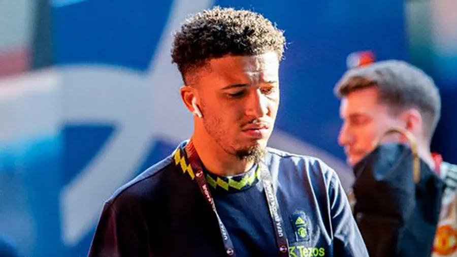 Sancho bị loại hoàn toàn khỏi đội 1 MU. ẢNH: GETTY manchester-united-jadon-sancho.jpeg