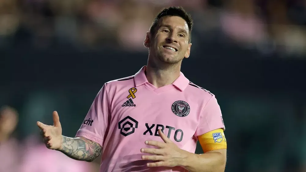 Messi đang chạy đua với thời gian để có thể ra sân trong trận chung kết US Open. ẢNH: GETTY messi-inter-miami.jpg