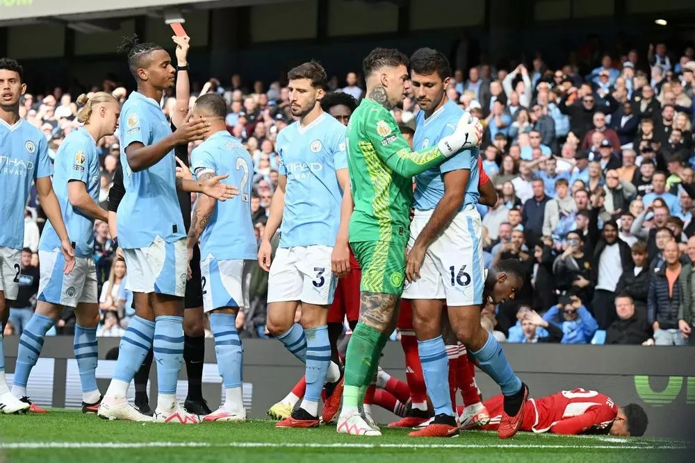 Man City đã toàn thắng 7 trận đấu ở mùa này. ẢNH: GETTY premier-league-man-city.jpg