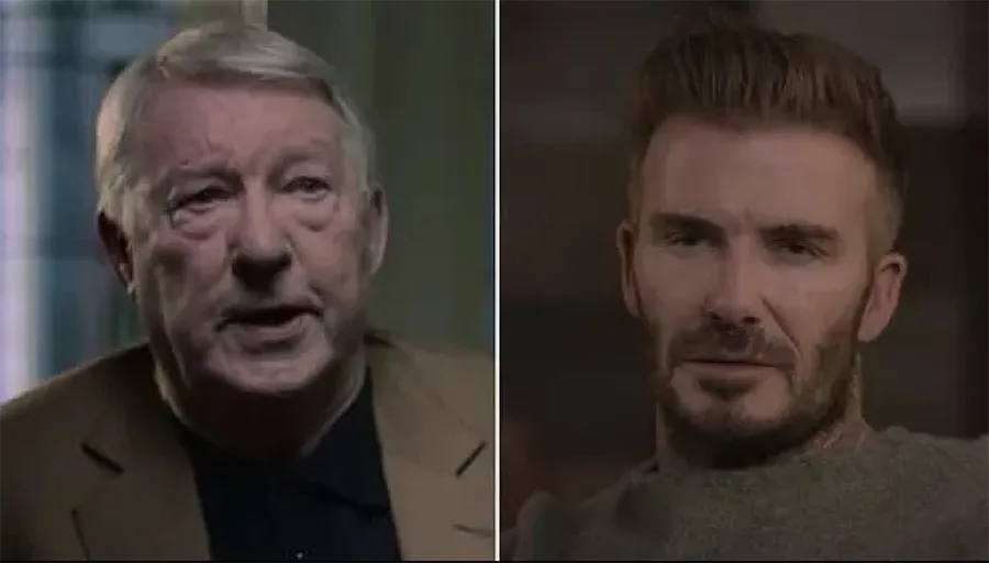 beckham, sir alex ferguson